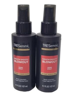 TREsemme Keratin Smooth Weightless Silky Shine Spray 4.1 fl oz each (2 PACK)